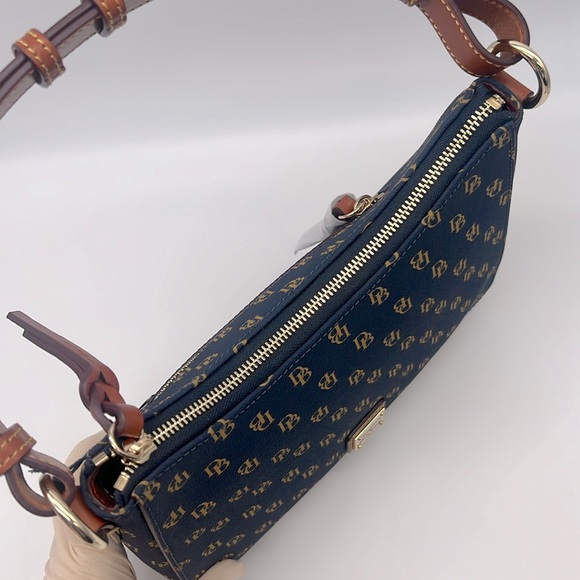 Dooney & Bourke Gretta Small Kiley Hobo Shoulder Bag Navy